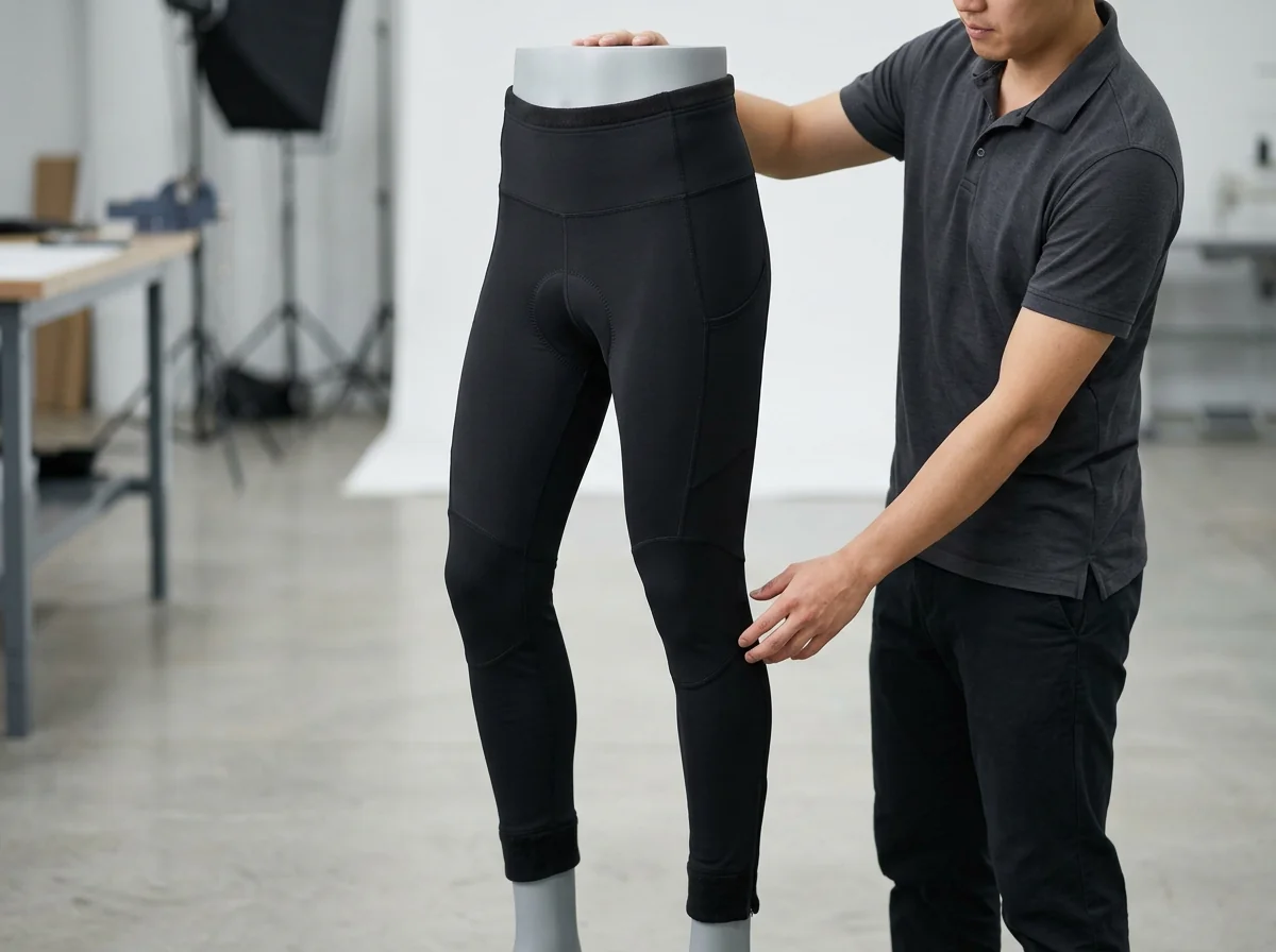 Thermal cycling tights for cold weather riding