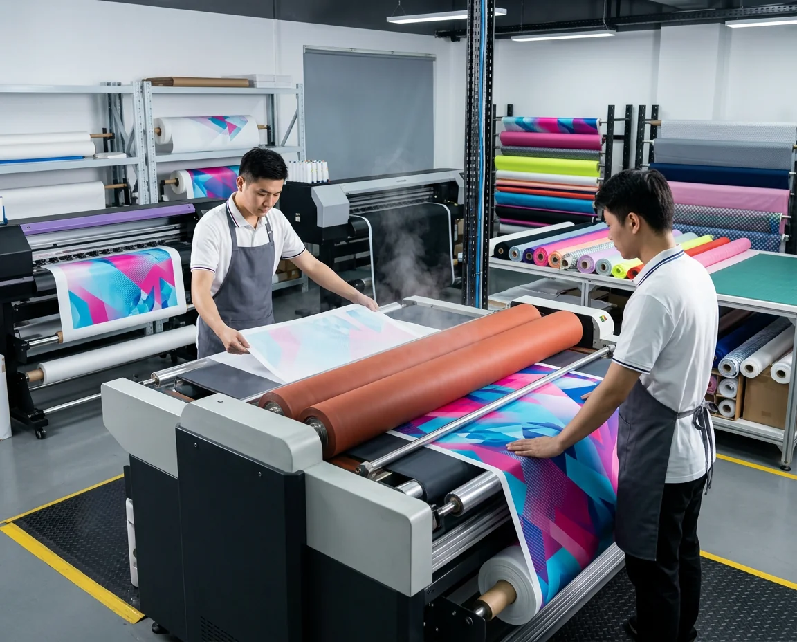 Sublimation printing facility