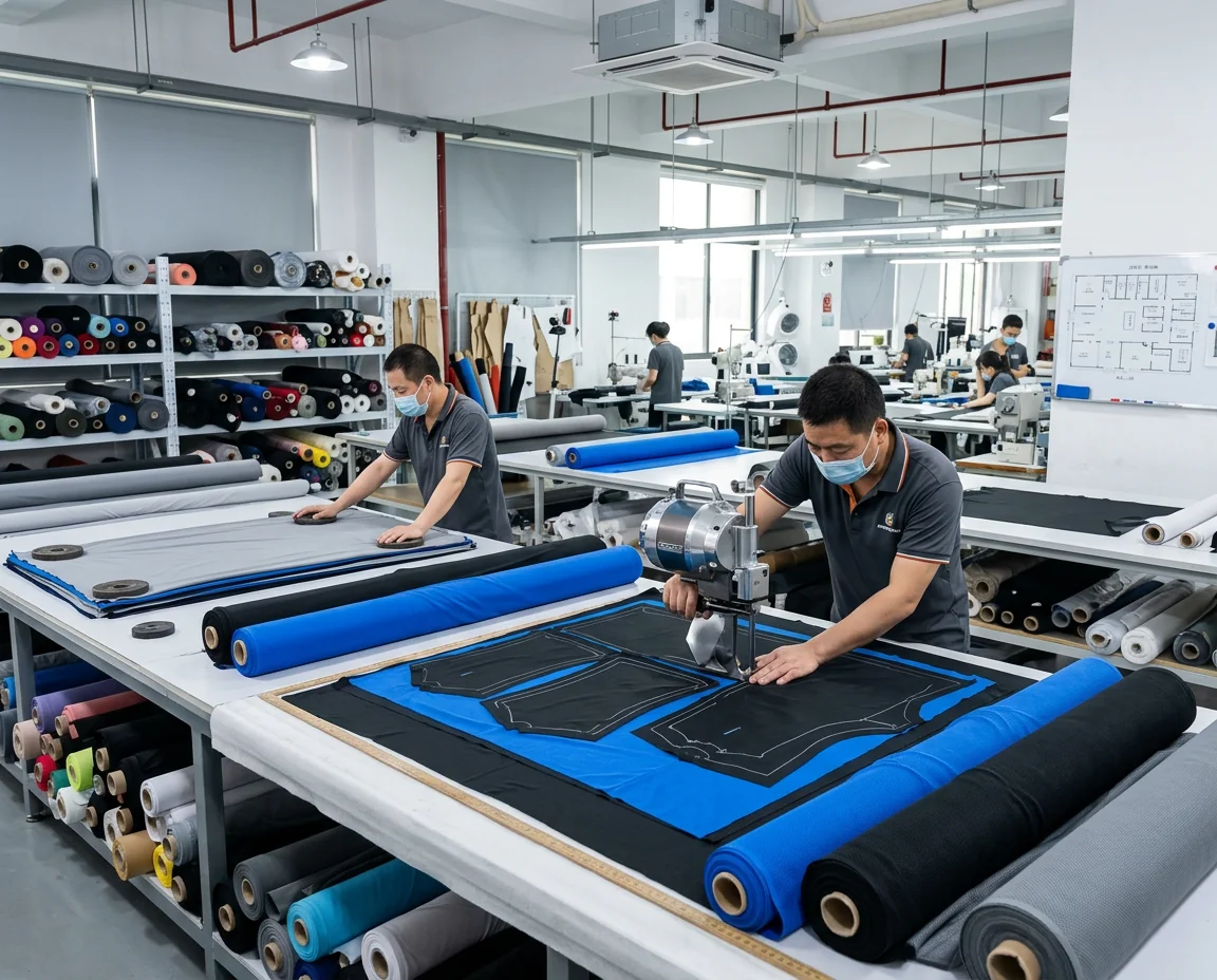 Fabric cutting workshop